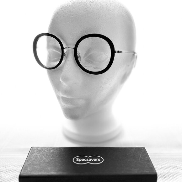 Never worn - William Morris eyeglasses reading glasses frame - Black and gold - Picture 2 of 2